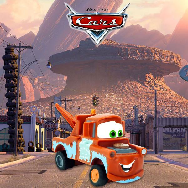 Imagem de Carrinho Tow Mater Cars Disney Pixar Vinil Lider Brinquedos