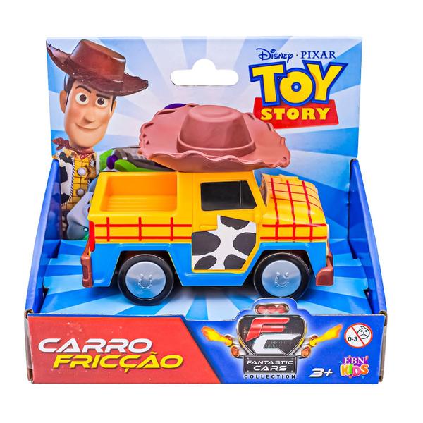 Imagem de Carrinho Toy Story Personagens Brinquedo Infantil Carro Com Fricção Disney - EBN Kids