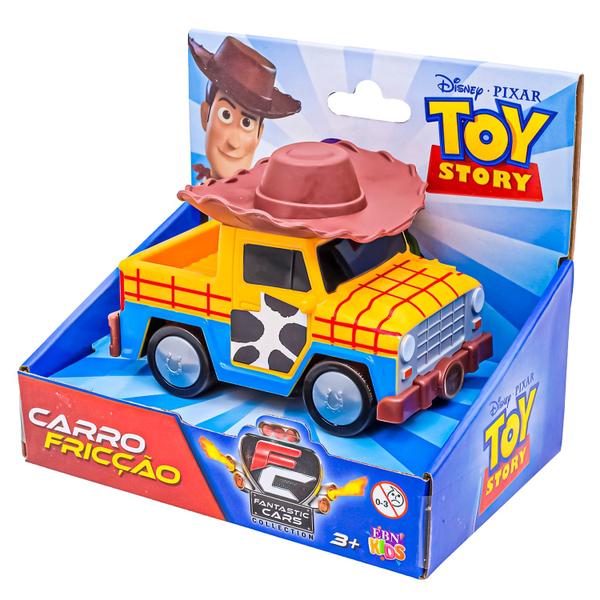 Imagem de Carrinho Toy Story Personagens Brinquedo Infantil Carro Com Fricção Disney - EBN Kids