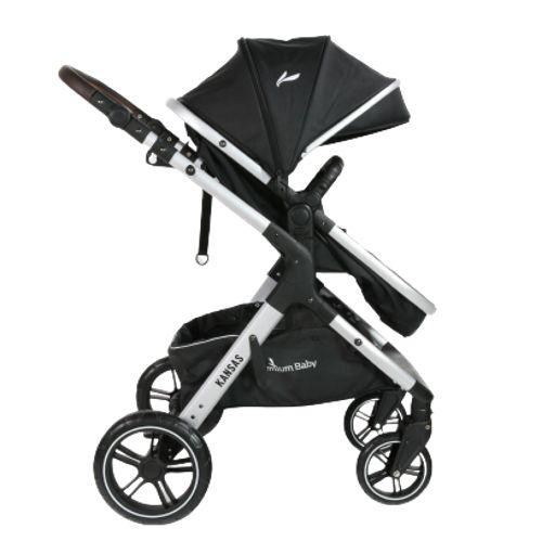 Imagem de Carrinho Travel System kansas Silver/Black - Premium Baby