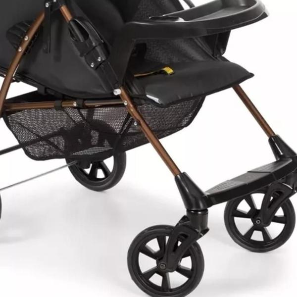 Imagem de Carrinho Travel System Romano Preto Com Base - Galzerano