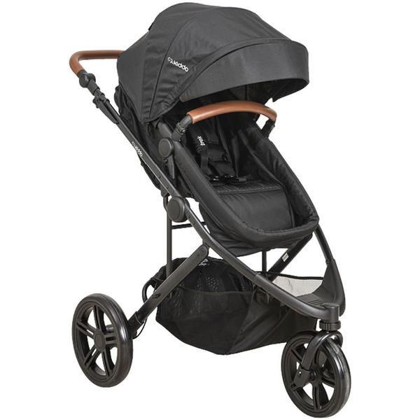 Imagem de Carrinho Trek Preto com Bebê Conforto e Base Kiddo