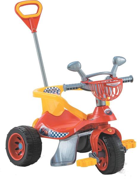 Imagem de Carrinho Triciclo para Passeio Com Empurrador Super Cross Biemme