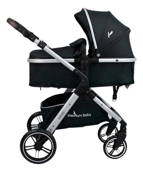 Imagem de Carrinho Ts Kansas com Base Silver/preto Premium Baby