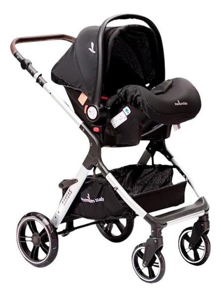 Imagem de Carrinho Ts Kansas com Base Silver/preto Premium Baby