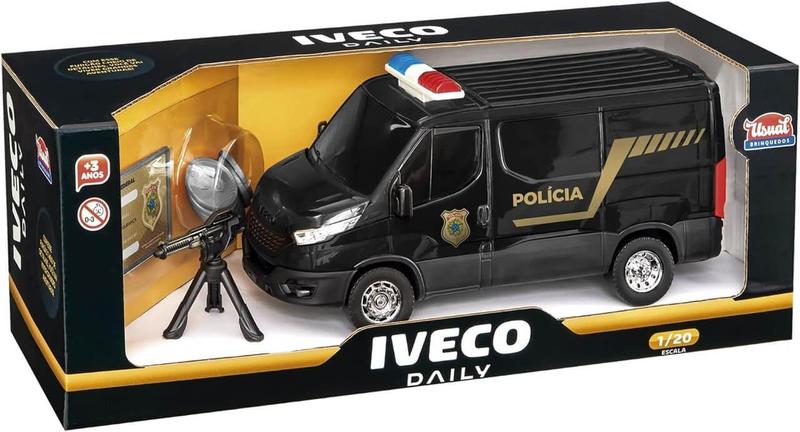 Imagem de Carrinho Van De Policia Iveco Daily Com Acessórios 577 Usual