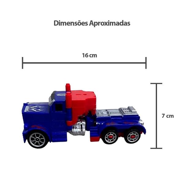 Imagem de Carrinho Vira Robo Azul Bw157Az