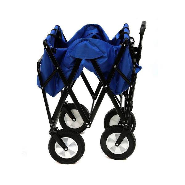 Imagem de Carrinho Wagon Dobrável Azul Capacidade 80 kg 303200 Nautika