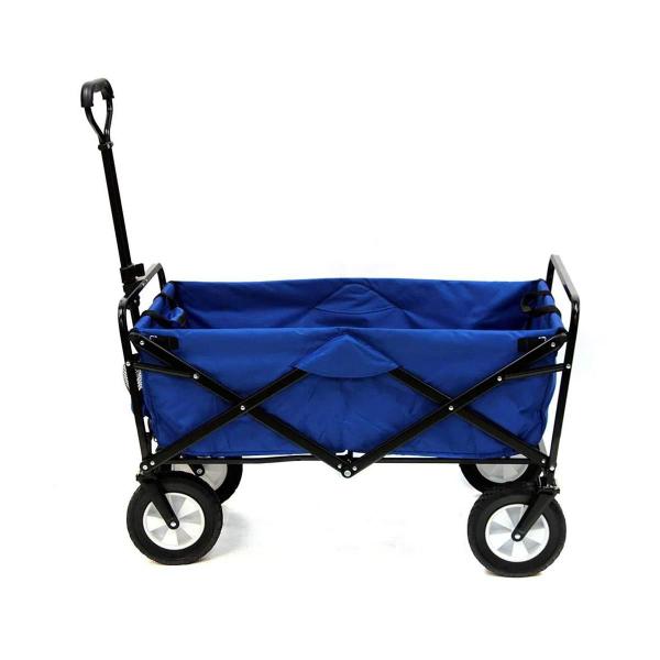 Imagem de Carrinho Wagon Dobrável Azul Capacidade 80 kg 303200 Nautika