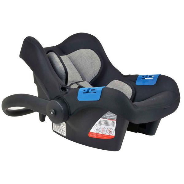 Imagem de Carrinho Zap Black Com Bebê Conforto Touring X Gray E Base