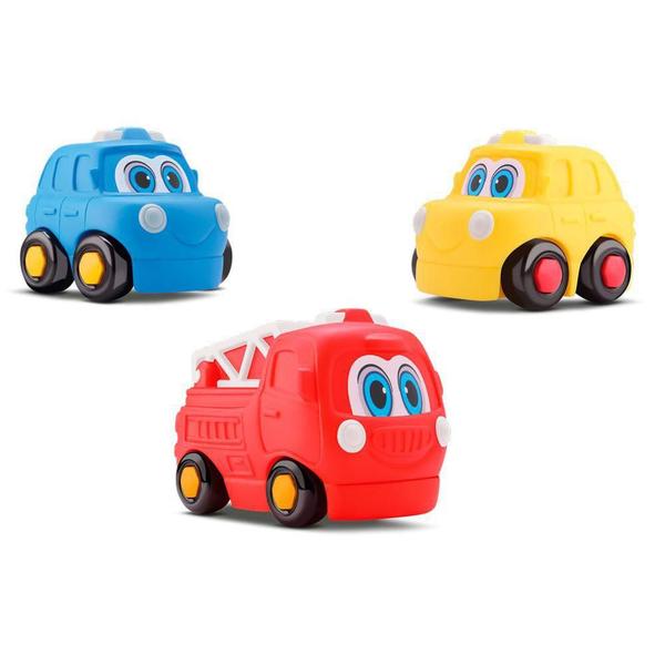 Imagem de Carrinhos Coleção Resgate Baby Start Soft Car - 3un - Silmar