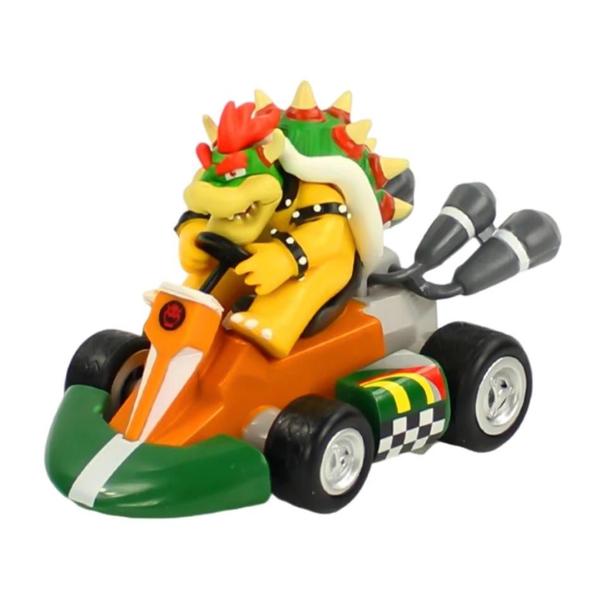 Imagem de Carrinhos de Ação Super Mario - Verde Yoshi, Donkey Kong, Bowser, Luigi, Toad e Princesa Peach