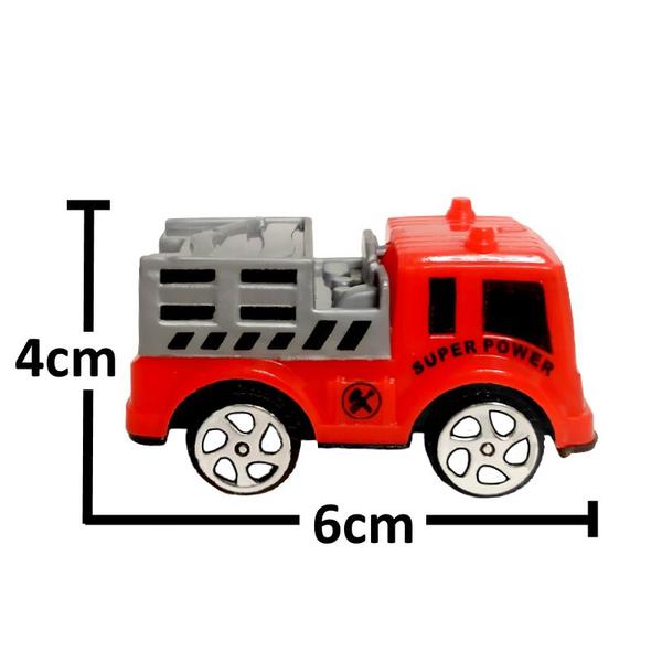 Imagem de Carrinhos de Bombeiros com Pista Estacionamento