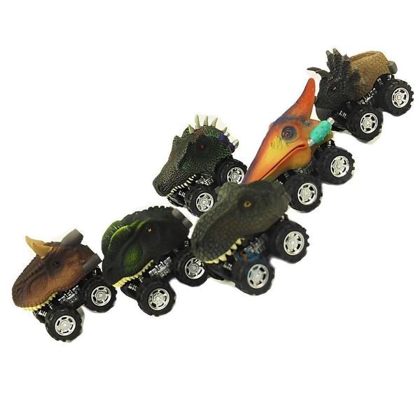 Imagem de Carrinhos Dino Car Brinquedo Com Fricção 06 Peças - 001047