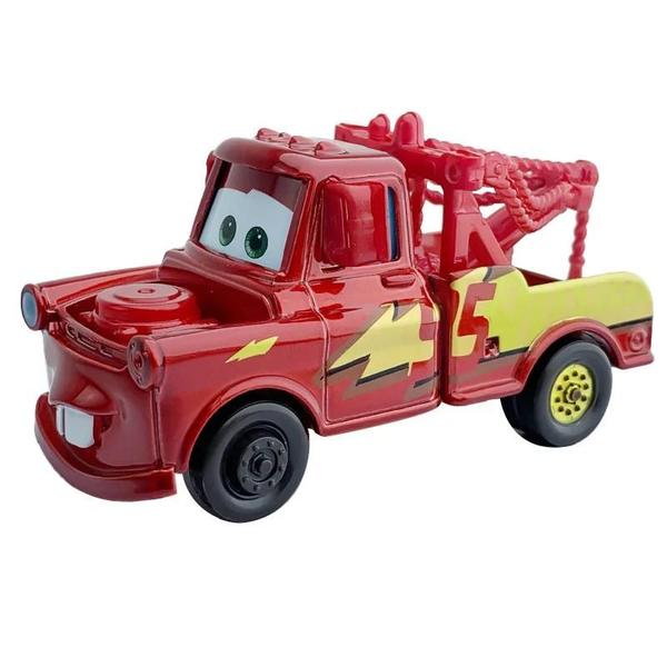 Imagem de Carrinhos Disney Pixar Relâmpago McQueen e Mate - Modelo de Metal Fundido para Crianças