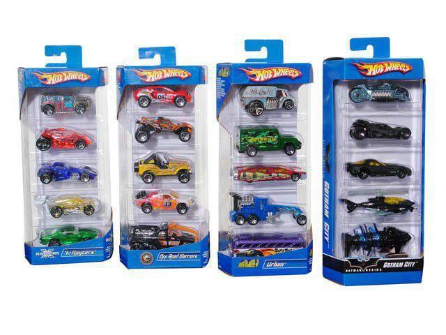 Imagem de Carrinhos Hot Wheels Pacote com 5 Modelos Sortidos