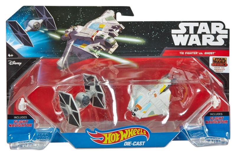 Imagem de Carrinhos Star Wars Rebels Ghost vs. Tie Fighter (Pack 2)