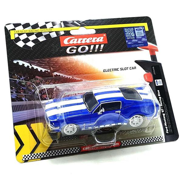 Imagem de Carro Autorama Carrera Ford Mustang 1967 Racing Blue 1/43