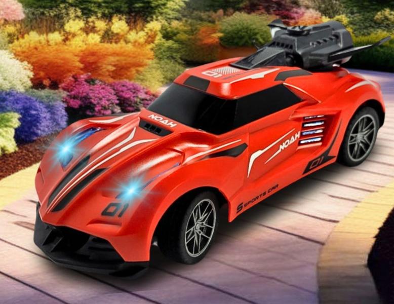 Imagem de Carro Brave Speed com Luz Controle Remoto Solta Fumaca Art Brink Vermelho Brinquedo Recreativo