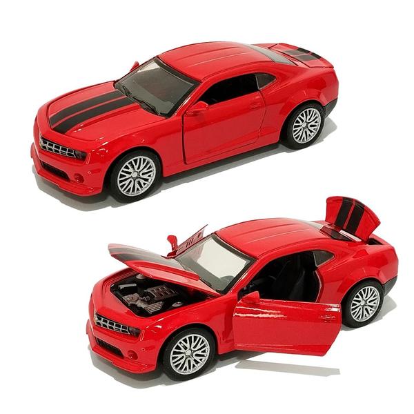 Imagem de Carro Camaro Miniatura Brinquedo Carrinho de Ferro a Fricção