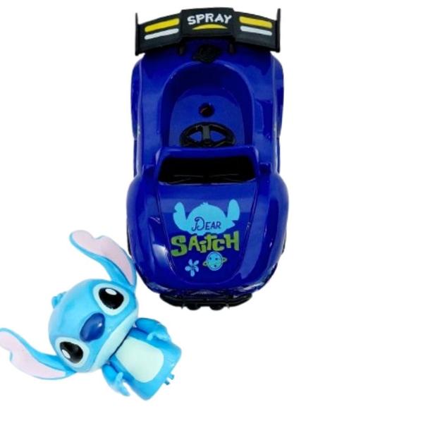 Imagem de Carro Carrinho Brinquedo Stitch Luzes, Som, Fumaça Movimento