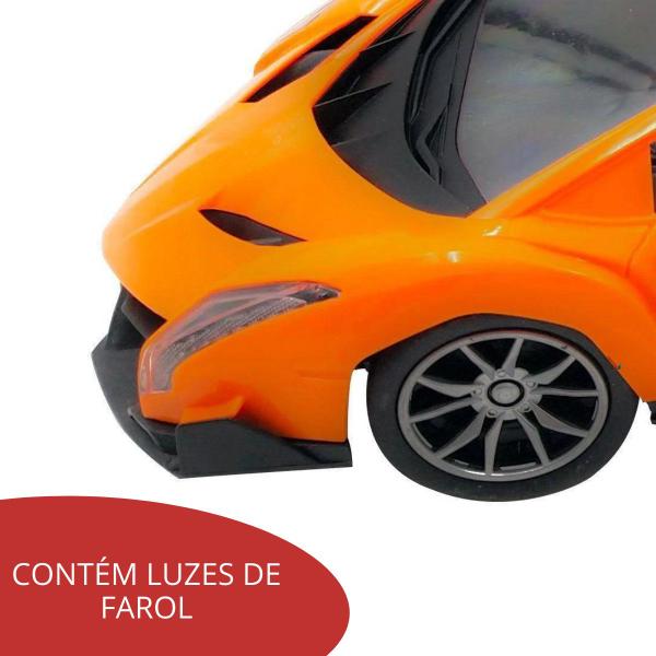 Imagem de Carro Carrinho Controle Remoto Acende A Luz Do Farol