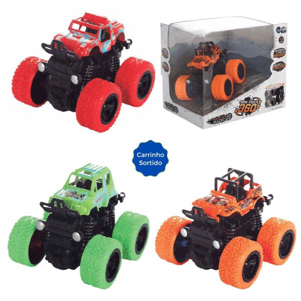 Imagem de Carro Carrinho Mini Truck Infantil Meninos Brinquedo Fricção