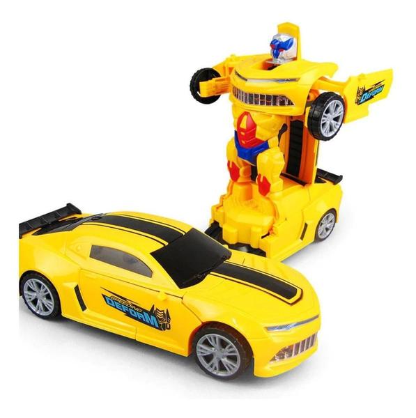 Imagem de Carro Carrinho Transformers Camaro Presente Para Crianças