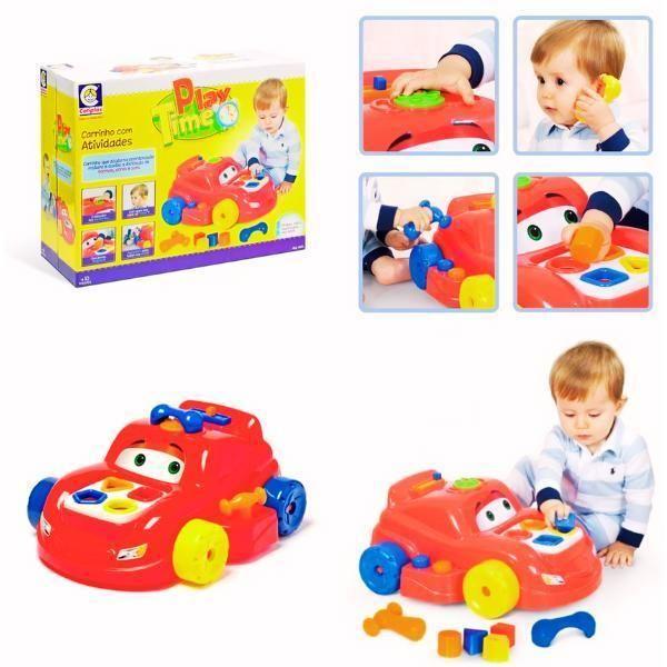 Imagem de Carro Com Música 43Cm Didático Blocos De Montar Brinquedo