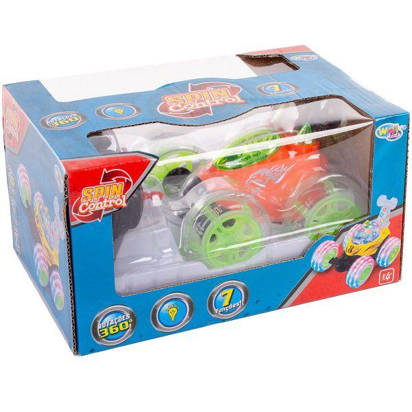 Imagem de Carro Controle Remoto 360º SPIN Control Laranja Weel KIDS WB7868