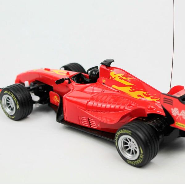 Imagem de Carro Controle Remoto F1 Vermelho Brinquedo