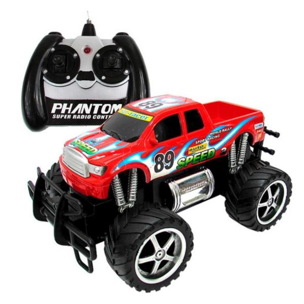 Imagem de Carro Controle Remoto Giant Four Wheeler Vermelho 7 Funcoes