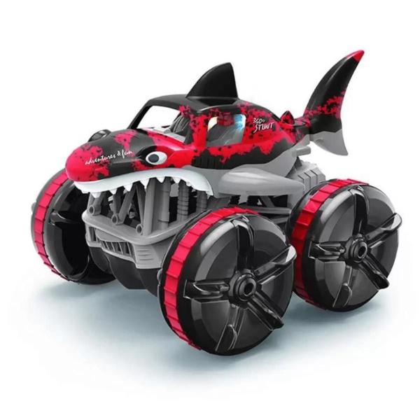 Imagem de Carro Controle Remoto Monster Shark Anfíbio Vermelho Toyng