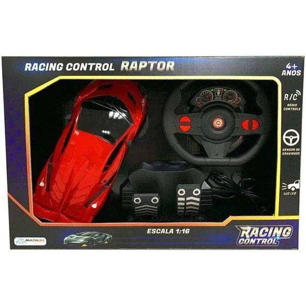 Imagem de Carro Controle Remoto Racing Control Raptor Vermelho Multikids