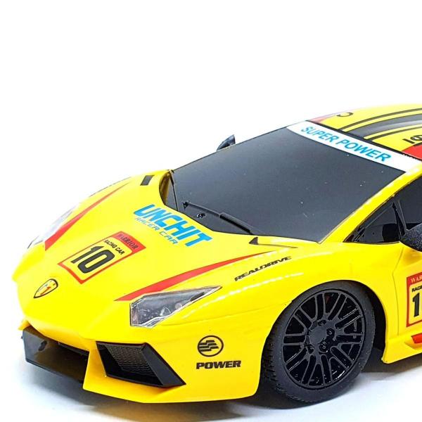 Imagem de Carro Controle Remoto Recarregável 1:18 Drift Amarelo