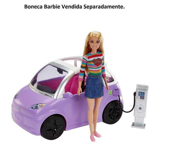 Imagem de Carro da Barbie com Estação de Carrgamento Mattel