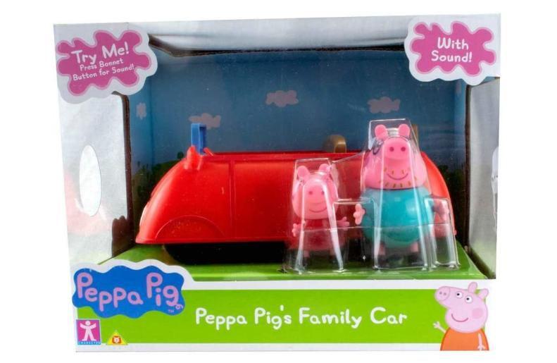 Imagem de Carro Da Familia Pig Com Som E Duas Figuras