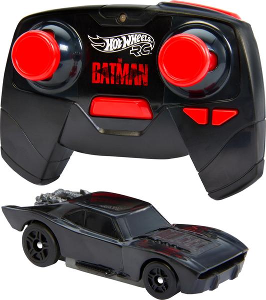 Imagem de Carro de brinquedo com controle remoto Hot Wheels RC Batmobile escala 1:64