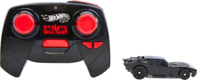 Imagem de Carro de brinquedo com controle remoto Hot Wheels RC Batmobile escala 1:64