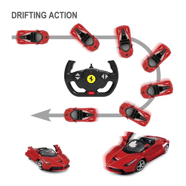 Imagem de Carro de brinquedo de controle remoto RASTAR Ferrari LaFerrari Aperta 1:14