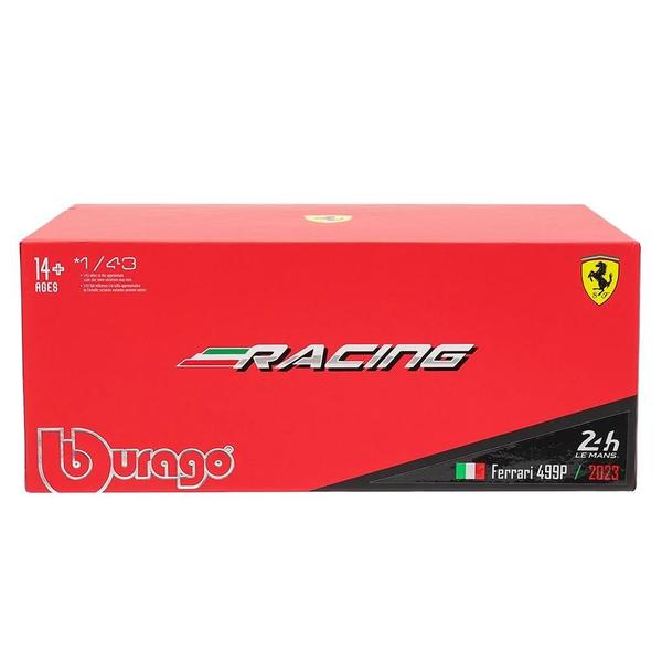 Imagem de Carro de Brinquedo Ferrari 499P Le Mans 2022 - Escala 1:43 - Bburago