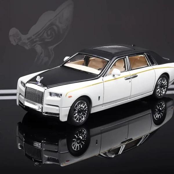 Imagem de Carro de Brinquedo Fundido 1:24 RR Phantom - Liga de Zinco com Som e Luz