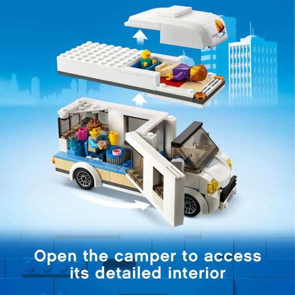 Imagem de Carro de brinquedo LEGO City Great Vehicles Holiday Camper Van 60283