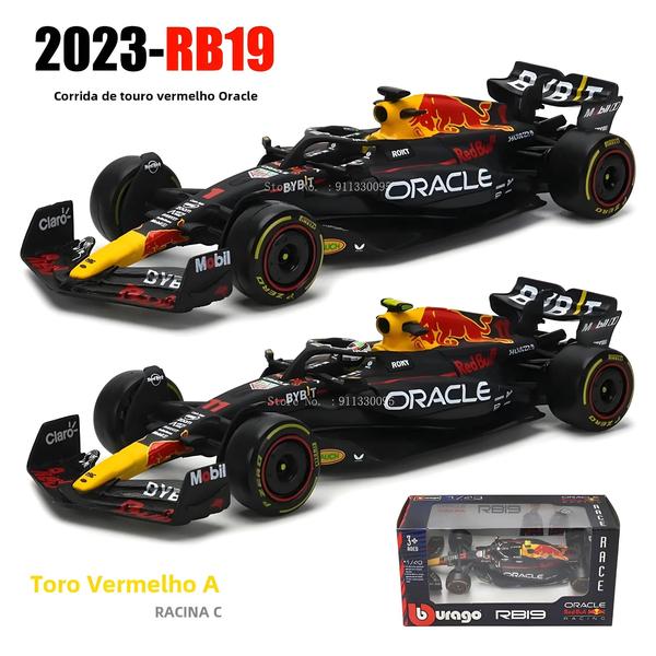 Imagem de Carro de Brinquedo Red Bull Racing RB19 2023 - Escala 1:43 - Verstappen & Perez