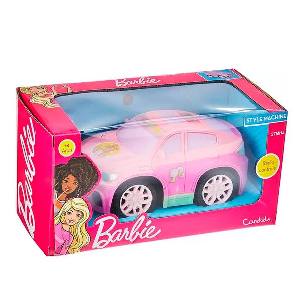 Imagem de Carro De Controle Da Barbie Candide Style Machine Rosa 