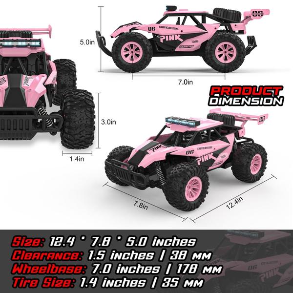 Imagem de Carro de controle remoto BLUEJAY 1:12 Monster Truck para meninos 8-12