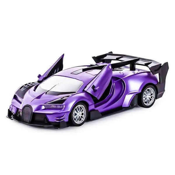 Imagem de Carro De Controle Remoto Bugatti Brinquedo Para Meninos - Dm Toys