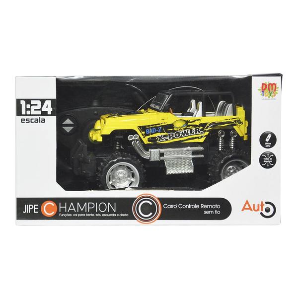 Imagem de Carro de Controle Remoto Champion Jipe - DM Toys