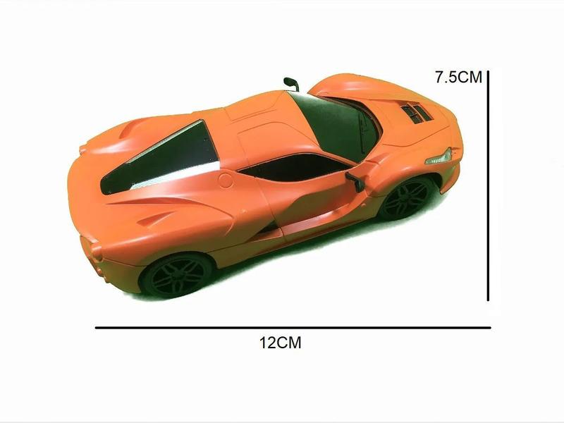 Imagem de Carro de Controle Remoto Hurricane 7 Funções c/ Luzes Laranja Escuro - Wellkids WB3778