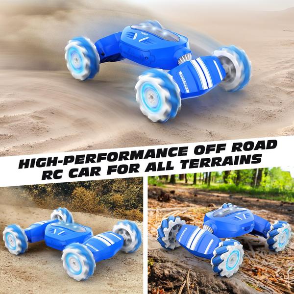 Imagem de Carro de controle remoto Loiley RC Stunt 4WD 2.4Ghz por 6-8 anos